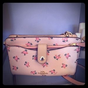 Coach Messenger Floral Bloom Pop Up Beechwood